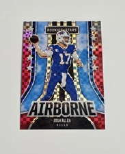 JOSH ALLEN 2023 Panini Rookies & Stars Airborne Red Lazer #AI-4 Buffalo Bills