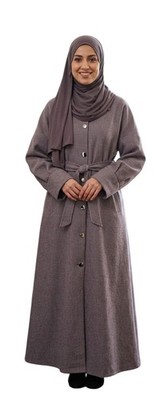 Langes leichtes Lagenlook Kleid/Mantel Islamische Damenbekleidung 