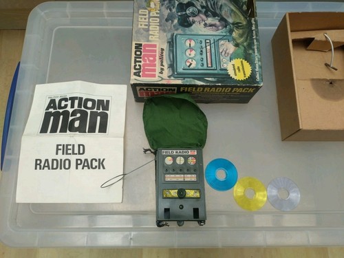 Action Man Vintage Working Field Radio Pack Palitoy Boxed - Picture 8 of 14