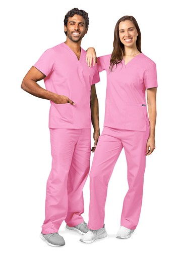 Adar Men Workwear Medical Nursing Doctor Uniform Scrub Set Uniform Shirt & Pants - Picture 54 of 161