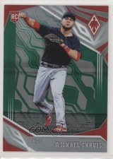 2019 Panini Chronicles Phoenix Green Prizm 8/50 Michael Chavis #15 2t9