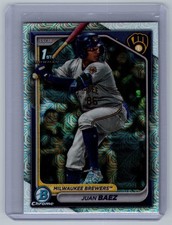 2024 Bowman Chrome #BCP-160 Juan Baez Prospects Mojo Refractor