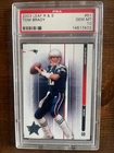 Rare - Tom Brady 2003 Leaf Rookies & Stars #51 New England Patriots PSA 10