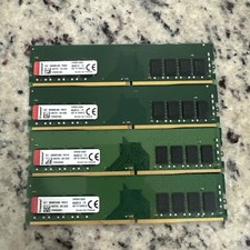 Lot 4 Kingston 8GB PC4-21300 DDR4 2666 DIMM PC Memory RAM KVR26N19S8/8-Tested
