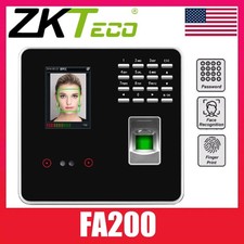 ZKTeco FA200 Face Access Control System Fingerprint Access Controller Keypad US