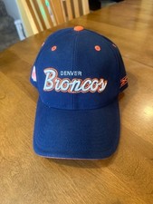 Denver Broncos Reebok NFL Headwear Hat Adjustable Blue Orange Broncos Hat NWOT
