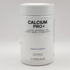 CODEAGE Calcium Pro+  Essential Minerals  120 Capsules  *03.2027*