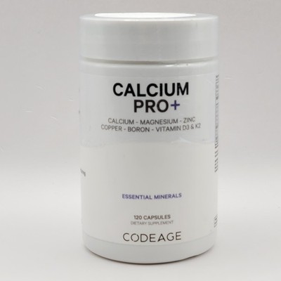 CODEAGE Calcium Pro+  Essential Minerals  120 Capsules  *03.2027*