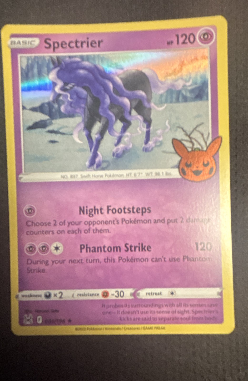 Spectrier 081/196 Trick or Trade Booster 2023 Holo