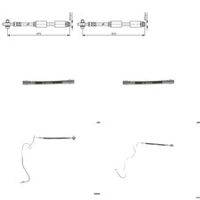 6xBOSCH BREMSSCHLAUCH VORNE+HINTEN passend für AUDI TT 8N3 8N9 BJ 1999-2006
