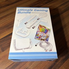 Nintendo Wii Ultimate Gaming Bundle Tennis New Golf Wheel Blaster COMPLETE 