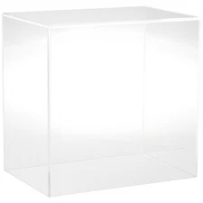 Plymor Clear Acrylic Display Case with No Base, 12" W x 8" D x 12" H