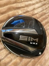 TaylorMade SIM Max 9 Degree Driver Head Only Right-Handed RH Good Condition
