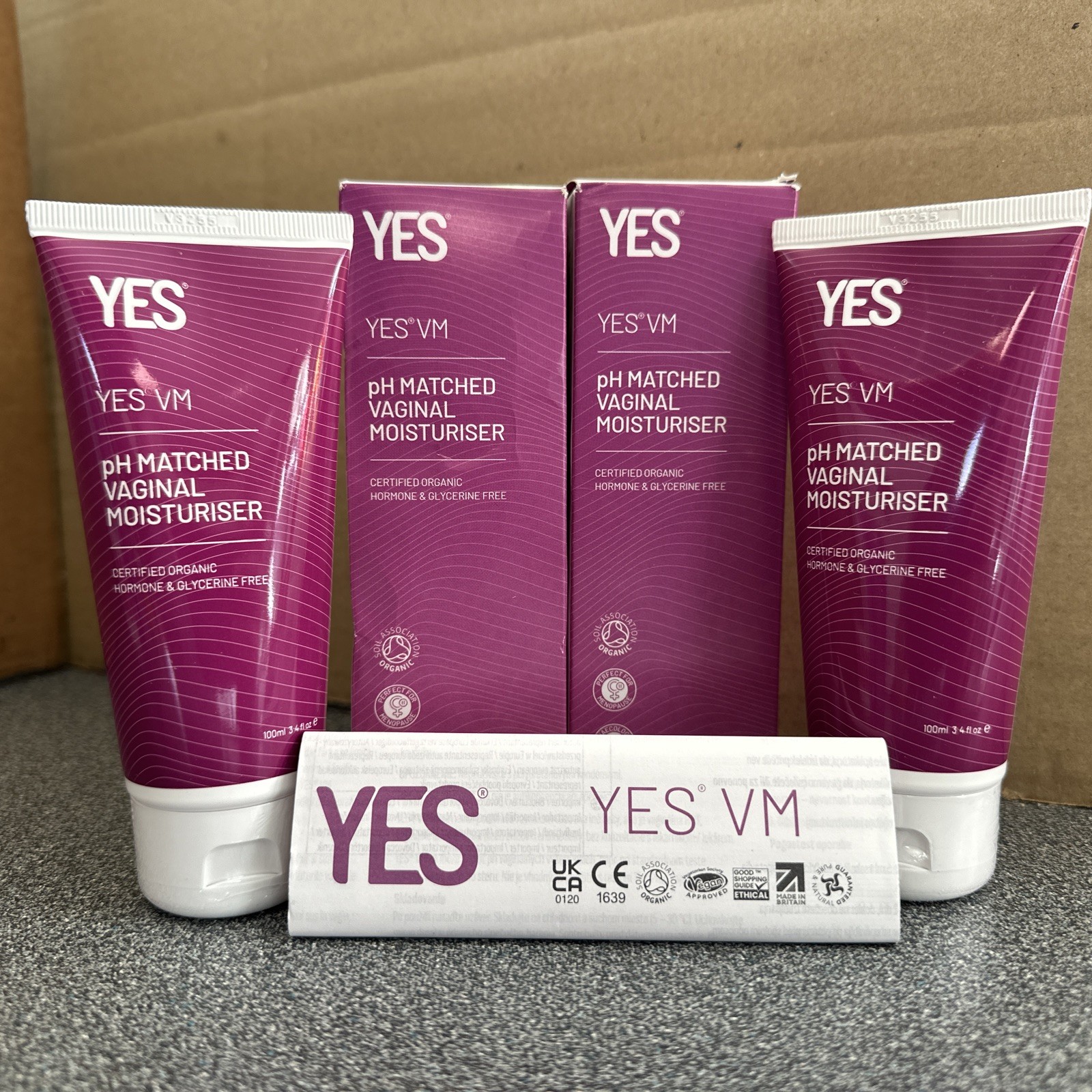 2x YES VM pH Matched Vaginal Moisturiser 100ml - Vaginal Dryness Relief