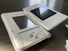 Nintendo DS Original W/ NEW Pearl White Shell and New Battery - Fully Tested