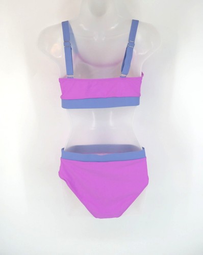 Bikini-Set Damen zweifarbig rosa & blau Medium neu ohne Etikett - Bild 2 von 3