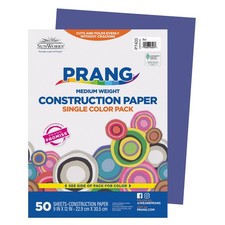 SunWorks 7403 Construction Paper 9x12 Inch 50 Sheets Pack Blue