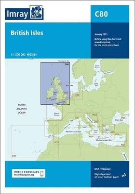 Imray C Series C80 Great Britain and Ireland (Map) C Charts