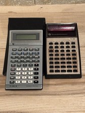 Two Vintage Texas Instruments TI Calculators- TI-30 / TI-55II UNTESTED