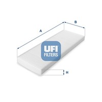 UFI 53.014.00 Innenraumfilter FüR Vectra A B 1.6-2.6 09.88-07.03 Opel
