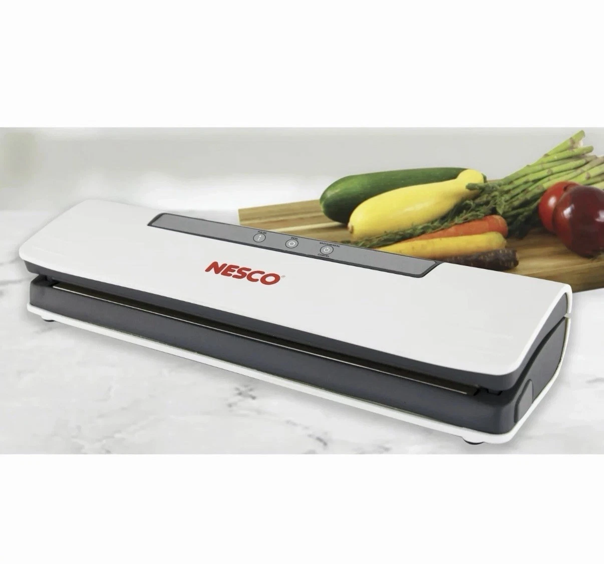 Nesco VS-C1 Classic Vacuum Sealer Food Preserve Protect w/10 Bags NEW