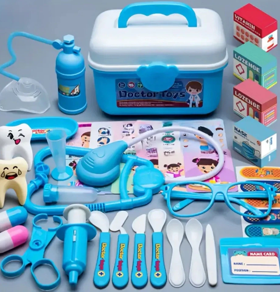 Pretend Play Doctor Play Sets For Boys Girls Kids Doctor Kit Toys/60PCS - Image 4 of 4