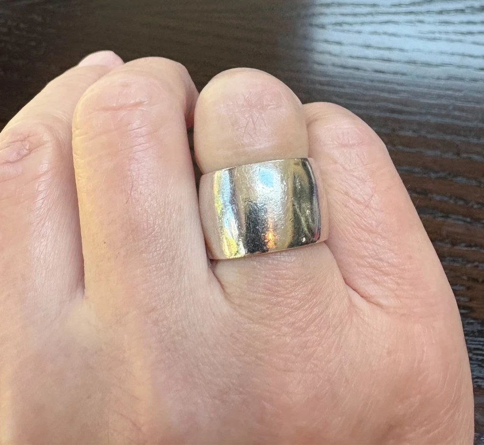 Anillo de Colección Silpada 'Cigar Band' en Plata de Ley SELLO 925 CON CAJA talla 8 Foto 2 de 4