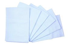 Knees N Toes CNG-blue-6 Clips N Grips Birdseye Flatfold Cloth Diapers Light ...