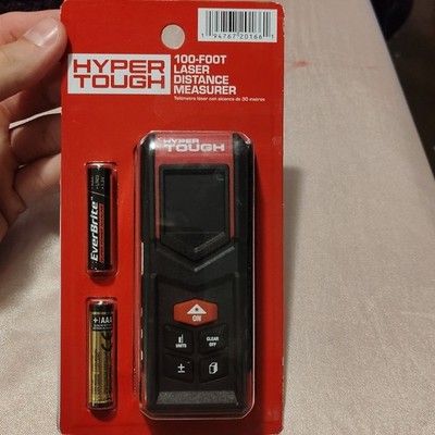 HYPER TOUGH 100FT LASER DISTANCE MEASURER WITH BATTERIES IN PACKAGE (B33002164)