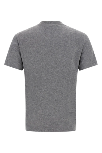 FENDI $890 Gray Melange Cotton T-shirt New & Authentic - Picture 2 of 3