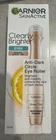 Garnier Clearly Brighter Anti-Dark Circle Eye Roller Sheer Tint NEW IN BOX