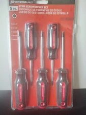 Powerbuilt Torx Drivers Set 5pc Set Fat Handle