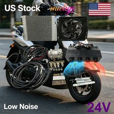 Mieligo 24v Universal Underdash Air Conditioner Electric Coolheat Car Ac Kits