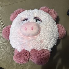 Stofftier Schwein rosa rund Sunkid VR Bank ca 24 cm Plüschtier Kuscheltier