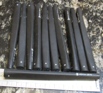 (1) NOS Vintage Danny Edwards Royal Grip FLAT PANEL PADDLE Putter Grip Black