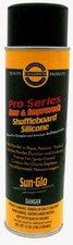 SUN-SPRAY Sun-Glo Pro Silicone Shuffleboard Table Spray - Powder Assistant