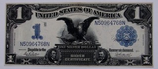 1899 $1 Black Eagle Silver Certificate Fr# 236 Light Circulated N50964768N