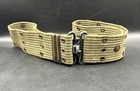 Original WWII WW2 US USGI Military M1936 Pistol Belt OD Olive Drab Green Webbing