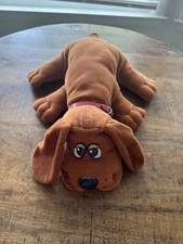 Vintage 1985 18" Brown POUND PUPPY Original Tonka  With Collar Animal Toy