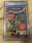 Amazing Spider-man 9 CGC 2.5 OW/W! 1st Appearance Of Electro!!
