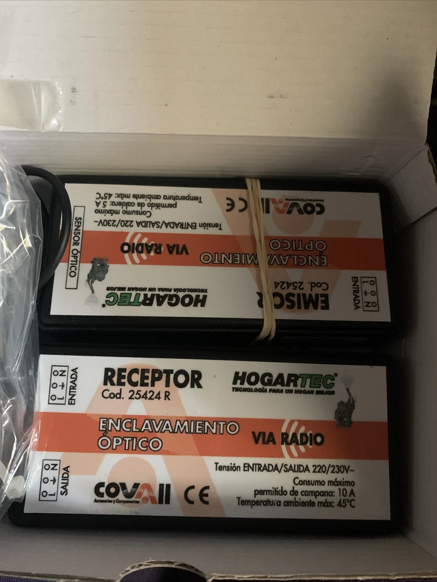 Enclavamiento Óptico/Radiofrecuencia HogarTec Cod. 25.424 | EBay