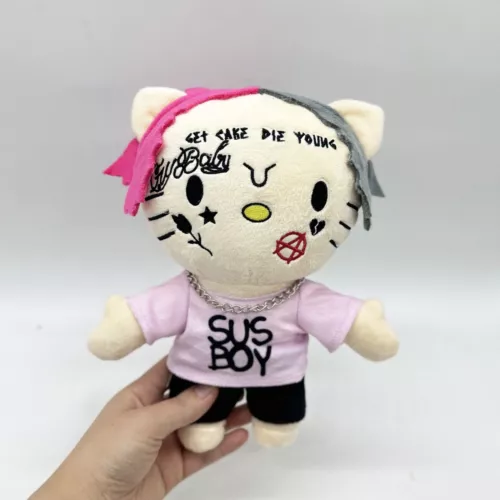 Hello Kitty Singer Star Plush Stuffed Doll Toy Rapper Travis Scott Billie Figure - Picture 5 of 32