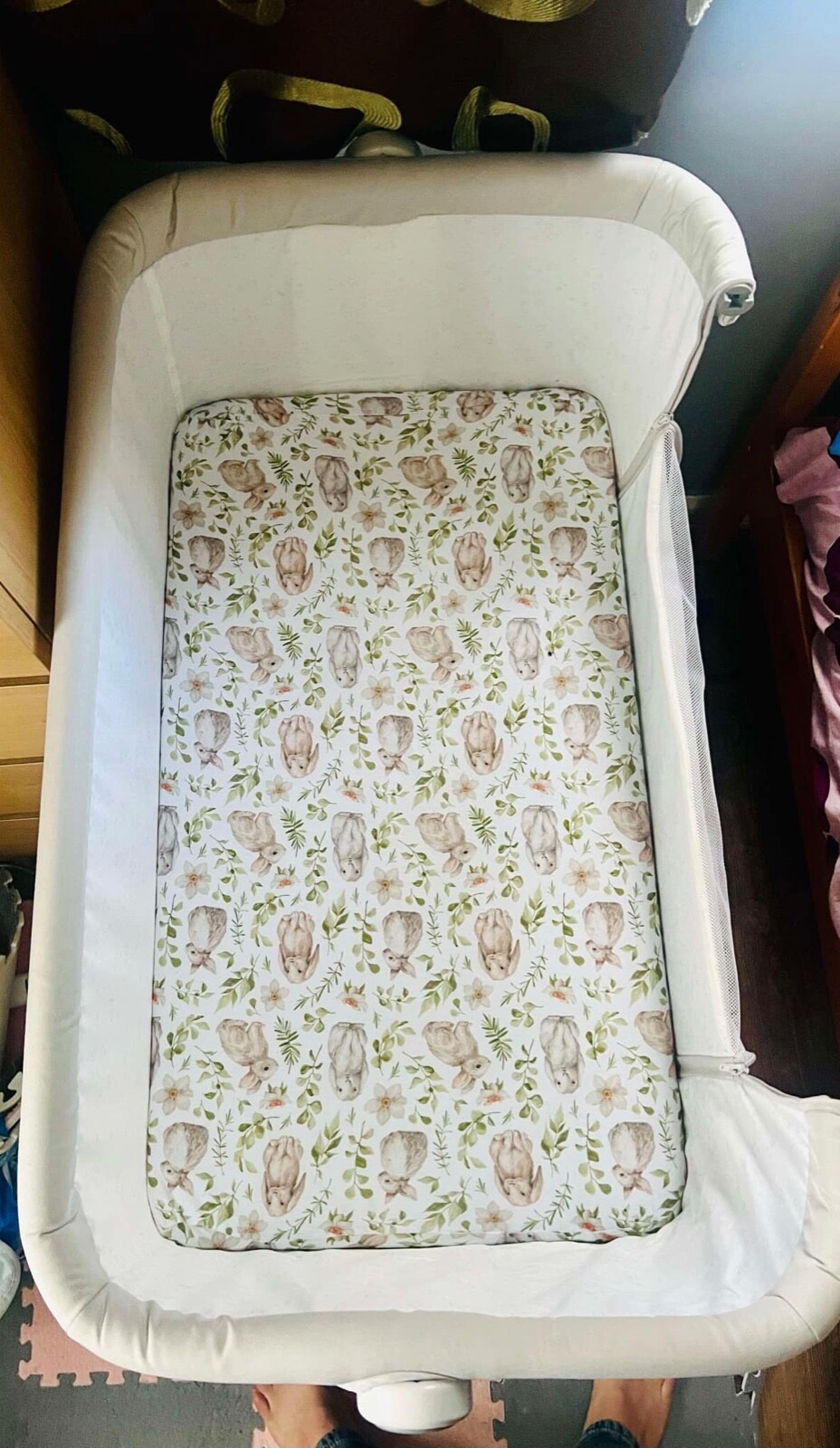 Kinder Valley Sydney Baby Compact Cot White with Mattress Included, 3 Adjustable Height Positions & Water Resistant Cover | Space Saver Cot 13 Kinder valley COZYSLEEP Bedside Crib/Co Sleeper
