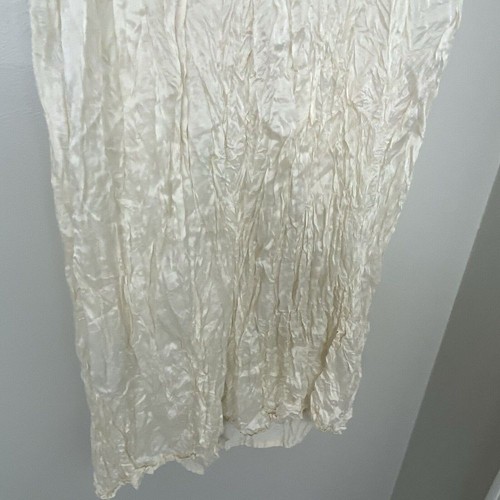 Privatsachen Silk Midi Skirt Cream Lagenlook Crinkle Cocon Commerz Size 3 FLAW - Picture 4 of 8