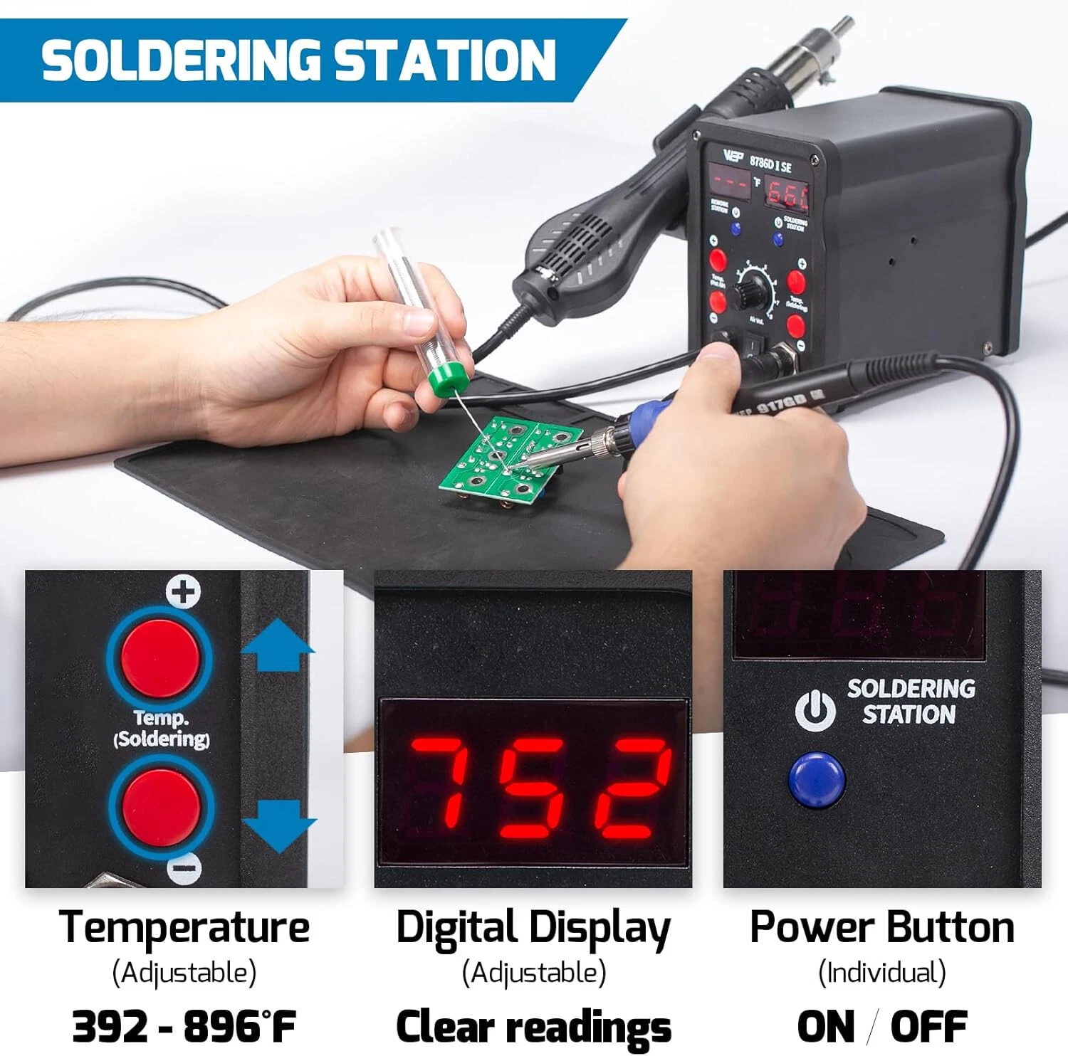 WEP 8786D-ISE Soldering Iron