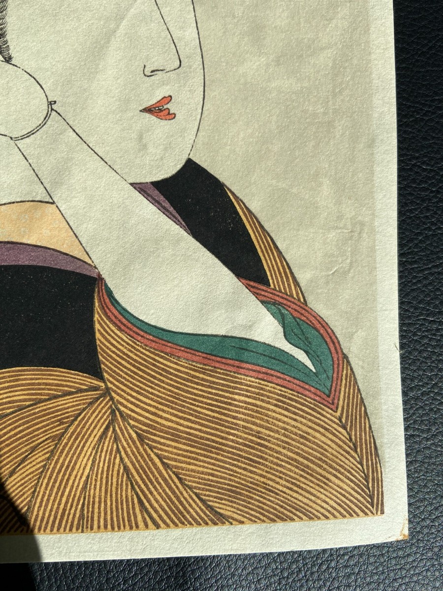 Ukiyo-e Vintage Woodblock Print UTAMARO 