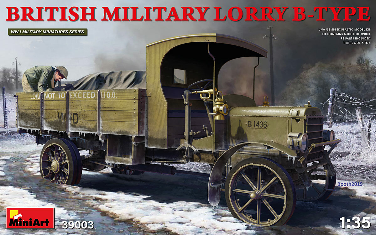 British Military Lorry B-type 1:35 Plastic Model Kit MINIART