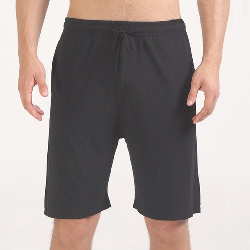 Men Soft Sleep Shorts Casual Shorts Sleep L-4XL Loose Pant with Pockets Shorts - Picture 18 of 27