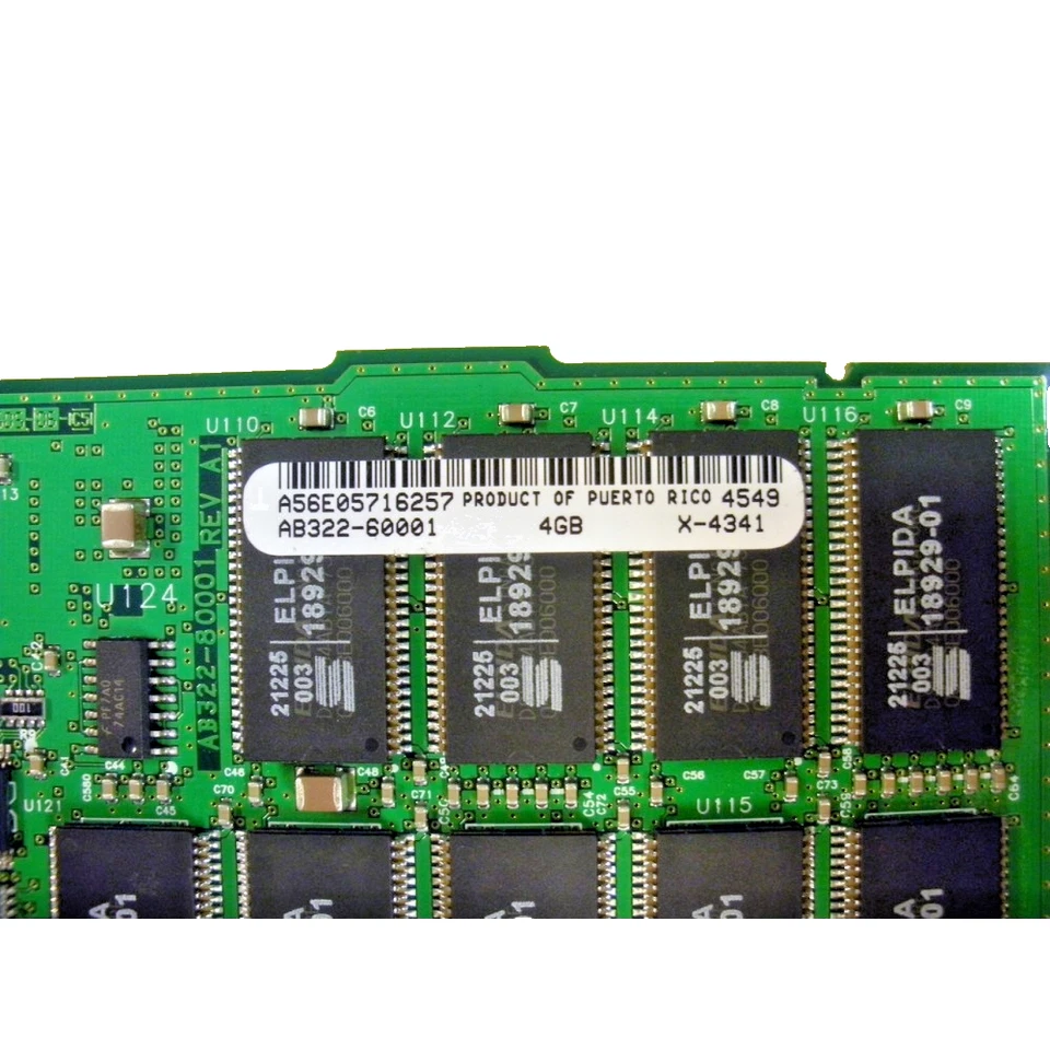 HP AB322A 16GB (4x 4GB) SDRAM Memory Kit for rp7420 rp8420 rx7620 rx8620 - Image 2 of 2