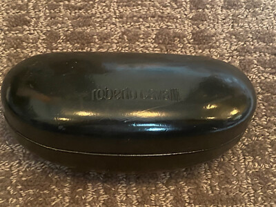 Vintage Roberto Cavalli Hard Sunglass Case Only Black w  display picture 3